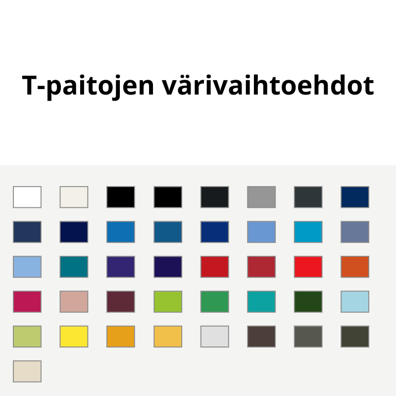 Tyylikäs paketti valmiiksi hinnoiteltuna painatuksilla! 🧥👕🧢 Esim. 10 kpl. Sis. rahdin ja painatuksen
