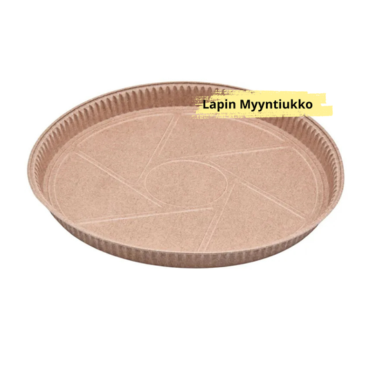 Paistovuoka, ECOS-kartonkia, halkaisija 270 mm, korkeus 24 mm, ruskea, 20 kpl/pkt
