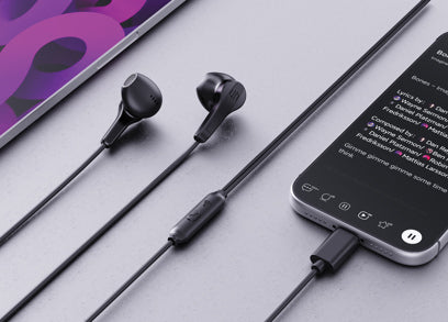 Urban Vitamin Hartford RCS, langalliset USB-C-nappikuulokkeet logomerkinnällä. alk. 10 kpl.