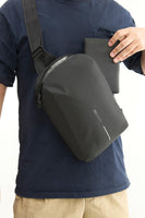 XD Design Urban Sling crossbody-laukku, 3 väriä. Esim. 10 kpl. siirtokuvapainatuksella.