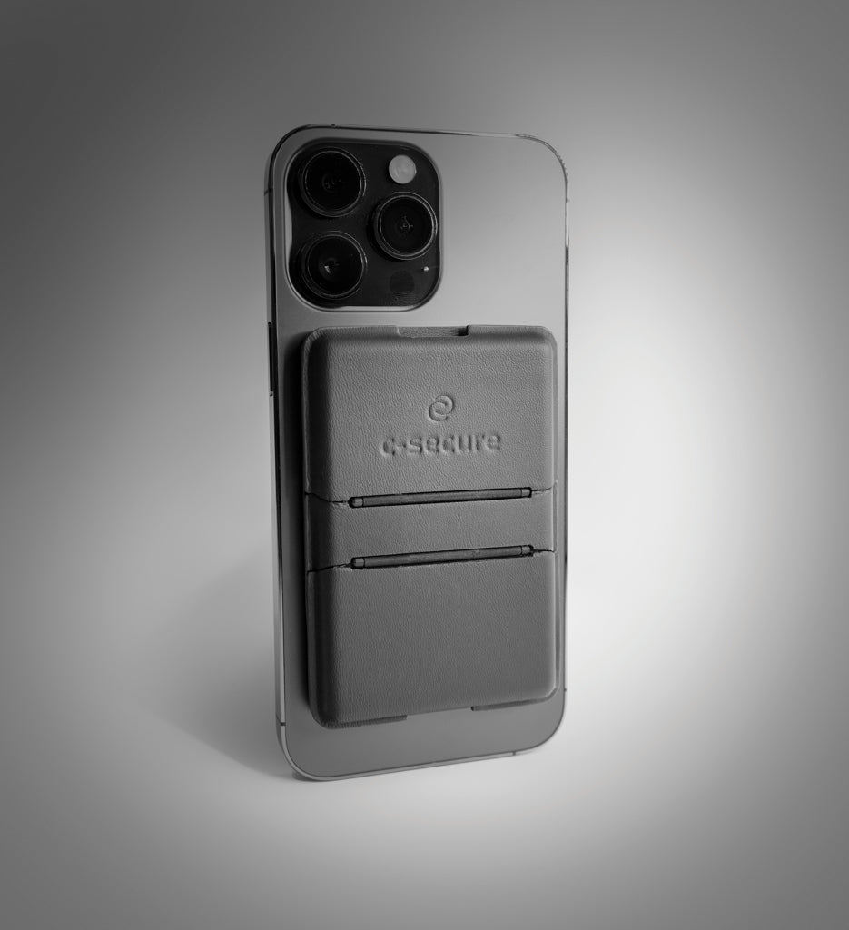 C-Secure MagSafe Lompakko puhelimeen 4:lle kortille, Yrityslahjat RFID-Suojalla