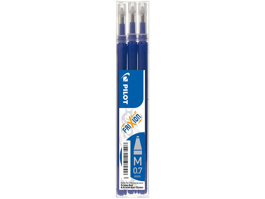 Pilot FriXion Täyttöpatruunat 3 kpl (0,7 mm) Eri värejä.
