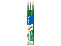 Pilot FriXion Täyttöpatruunat 3 kpl (0,7 mm) Eri värejä.