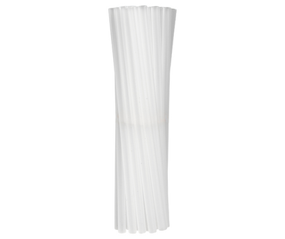 GASTRO muovipilli 24cm Ø8mm musta tai kirkas PP uudelleenkäytettävä 2500kpl