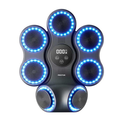Prixton Combat Pro BM150 yhdistää nyrkkeilyn, LED-valot ja Bluetooth-musiikin hauskaan kotitreeniin. 11 harjoitustilaa, 9 nopeutta ja helppo asennus.