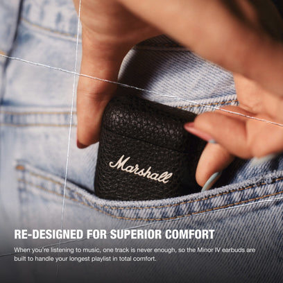 Marshall Minor IV langattomat nappikuulokkeet alk. 10kpl merkkauksella