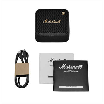 Marshall Willen II kannettava Bluetooth-kaiutin alk. 10kpl. merkkauksella
