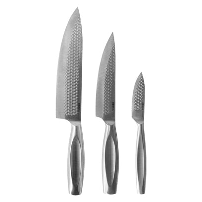BOSKA Kitchen Knives Monaco+ Veitsi Setti - 3 kpl. Esim. 10kpl. kaiverruksella suurimman puukon kahvaan