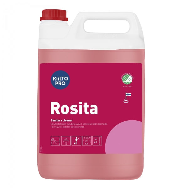 Kiilto Rosita saniteettitilojen puhdistusaine 5L, 3kpl myyntierä