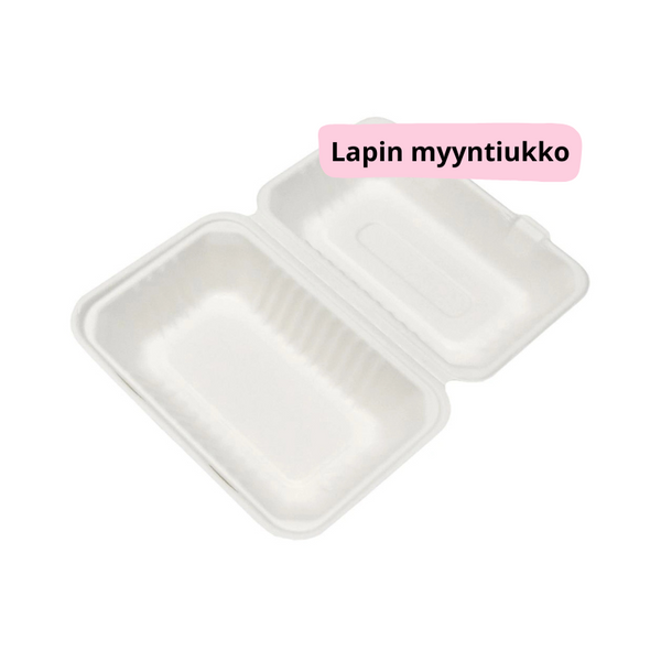 Ruokarasia saranoidulla kannella, 100% biohajoava 250kpl.