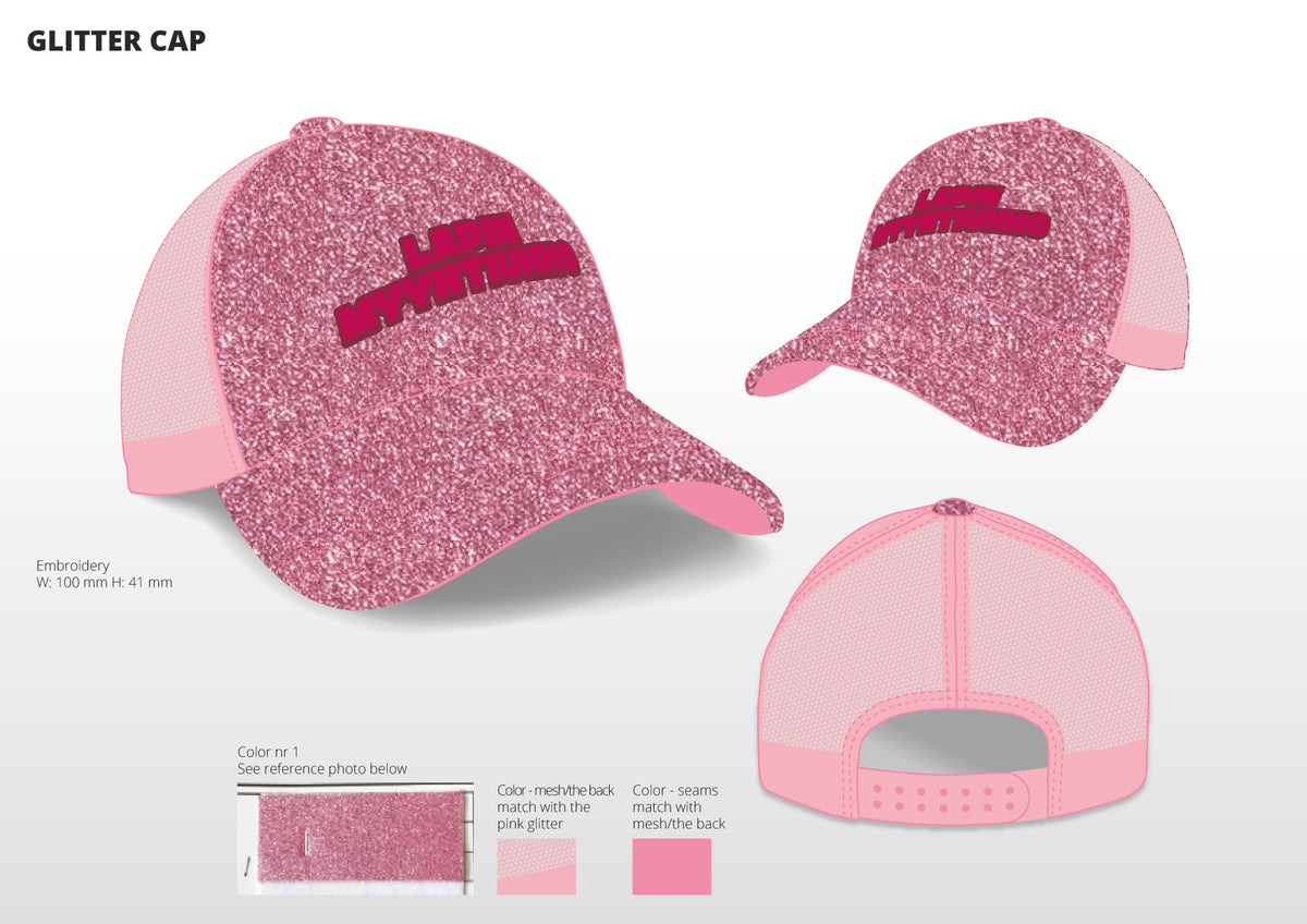 Glitterlippis verkkoperällä, omalla logolla tai designilla. Alkaen 144kpl.