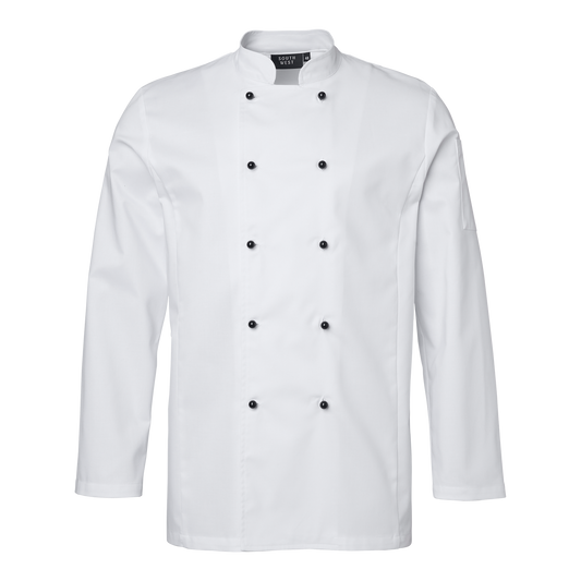 South West Elton Chef’s Coat – Miesten kokkitakki (Valkoisena ja mustana)