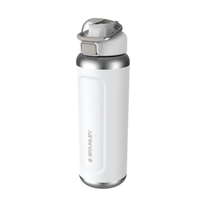 Stanley Classic Wellspring 710 ml juomapullo omalla logolla. Vuotamaton, kaksiseinäinen ja eristetty teräspullo yrityslahjaksi, henkilöstölle ja asiakkaille.