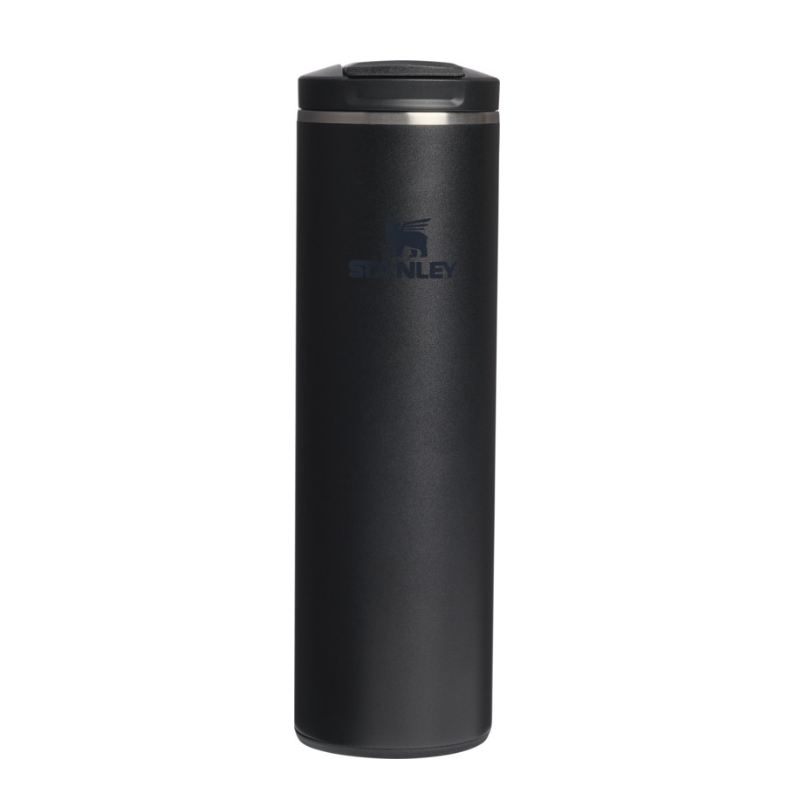 Stanley termosmuki 470 ml. Vuotamaton fliptop-kansi, sopii mukaan töihin ja matkalle. Yrityslahja päivittäiseen käyttöön. Minimitilaus alkaen 1 kpl.