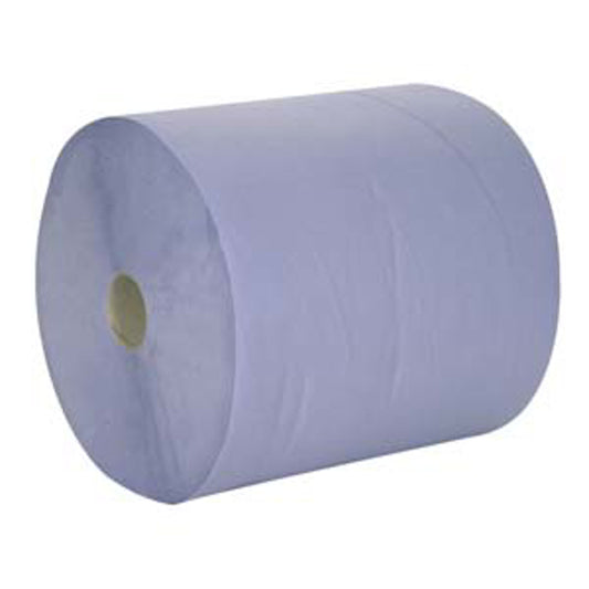 Teollisuuspyyhe 2krs 360mx36cm Ø27cm sininen 2rll