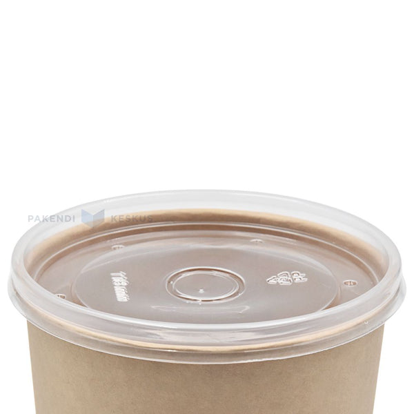 Kansi 750ml. soppakulholle, PP, kirkas