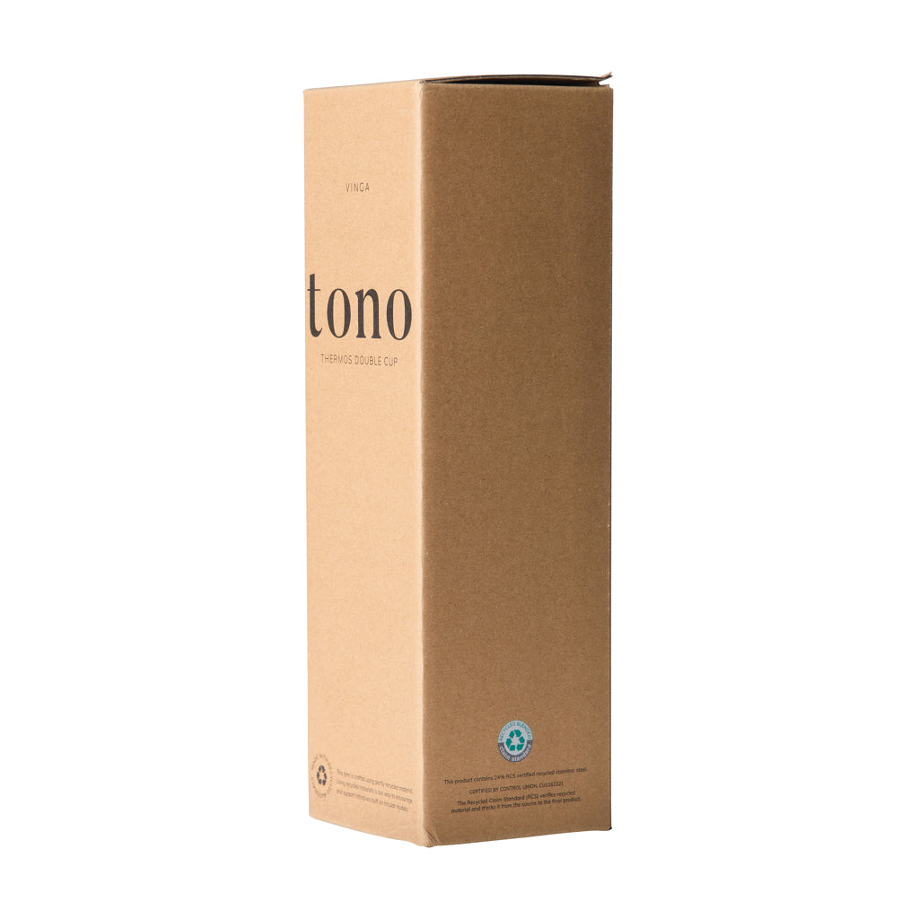 VINGA Tono RCS -termoskannu kaksoiskupilla 750ml. merkkauksella.