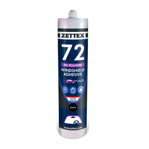 ZETTEX MS72 Tuulilasiliima 290ml 12 kpl