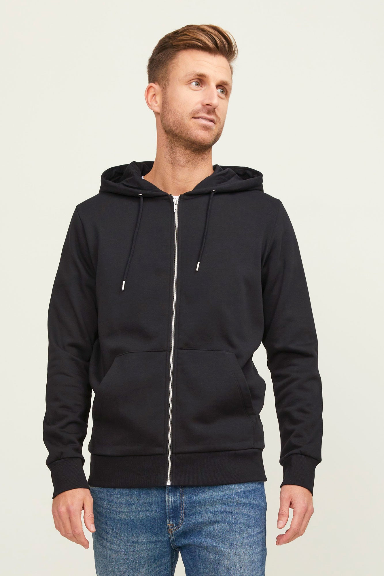 Jack & Jones Basic laadukas Vetoketjuhuppari