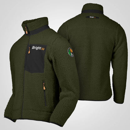 Bright Equipment Sherpa Fleece, lämmin fleecetakki miehille ja naisille