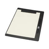 Clast A4 -kirjoitusalusta magneettisulkijalla ja PU-nahkaisella pinnalla, musta.