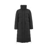 Craft Urban Long Padded Coat W musta – pitkä, lämmin talvitakki naisille arkeen ja pakkaspäiviin.