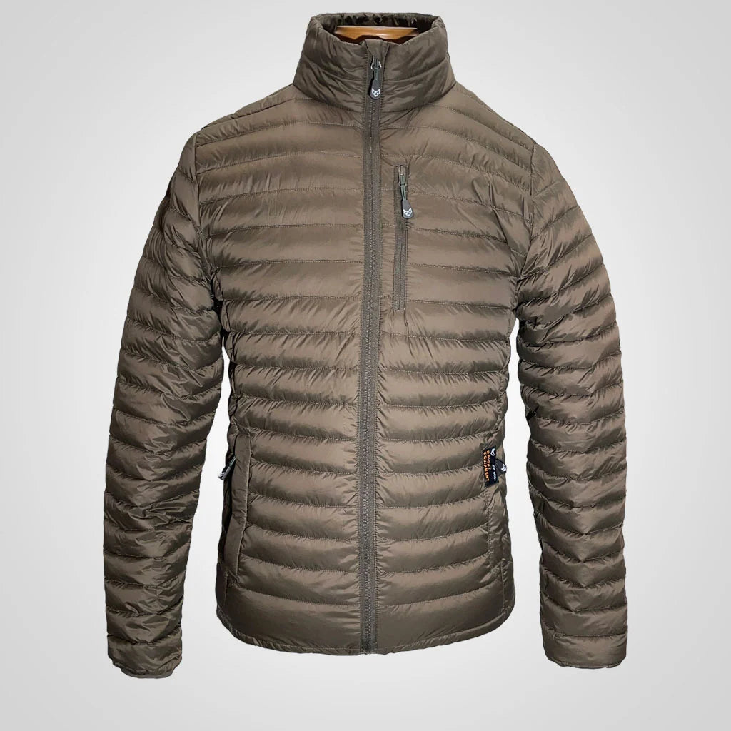 Bright Equipment Ultralight Down Jacket, kevyt untuvatakki miehille ja naisille. Ruotsalaista laatua.