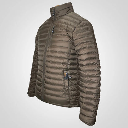 Bright Equipment Ultralight Down Jacket, kevyt untuvatakki miehille ja naisille. Ruotsalaista laatua.