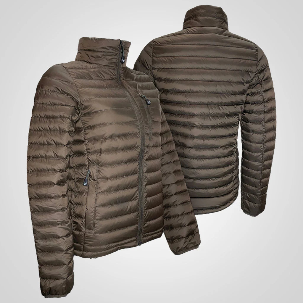 Bright Equipment Ultralight Down Jacket, kevyt untuvatakki miehille ja naisille. Ruotsalaista laatua.
