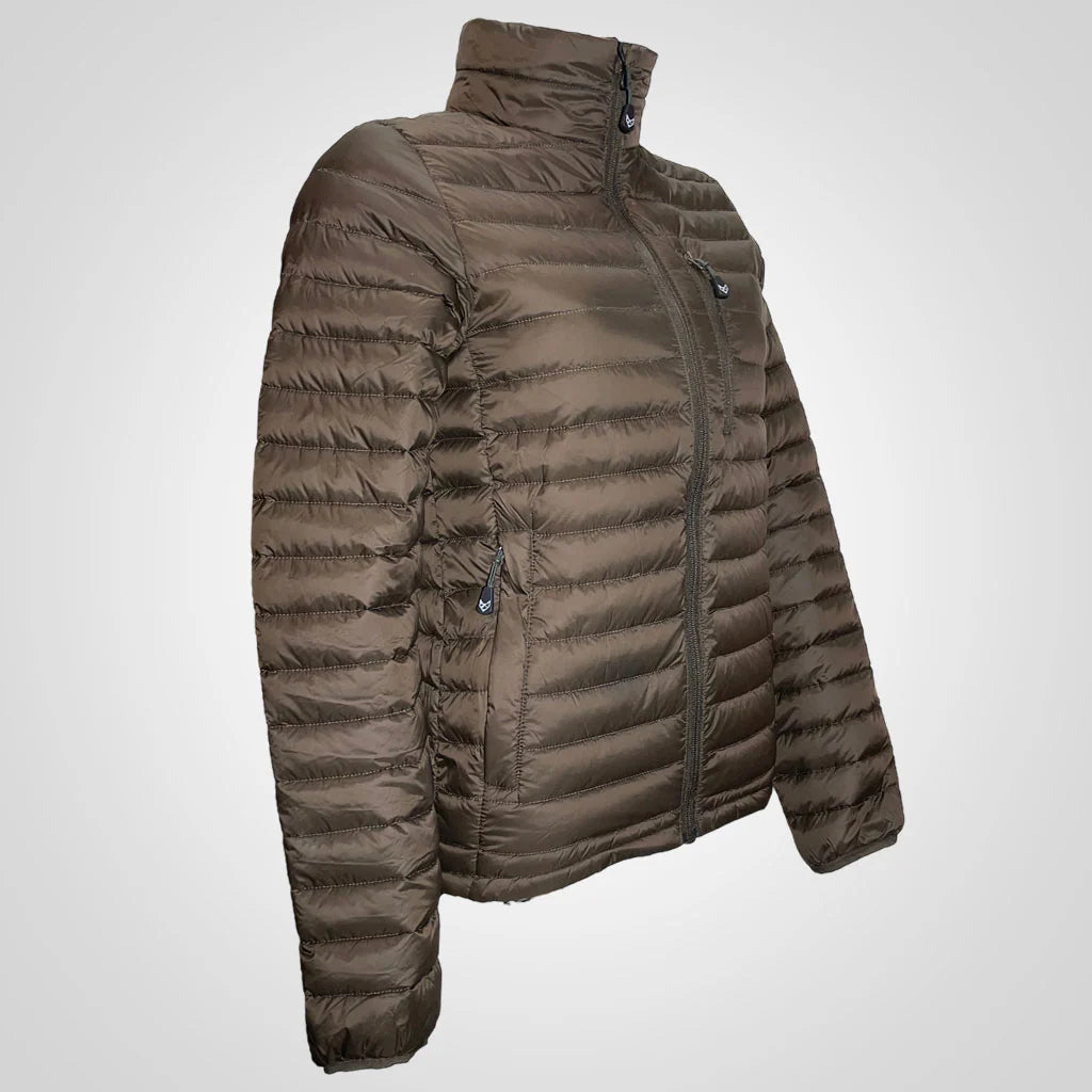 Bright Equipment Ultralight Down Jacket, kevyt untuvatakki miehille ja naisille. Ruotsalaista laatua.