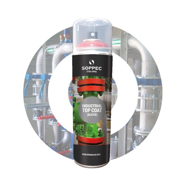 SOPPEC Alkydipohjainen Teollisuusmaali 400ml, 12kpl
