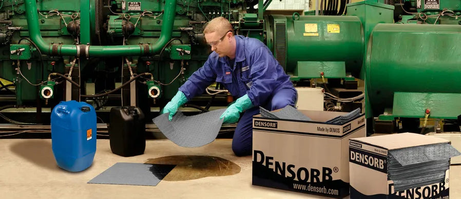 DENSORB Imeytysmatto 40x50cm | 50kpl | Teollisuus Heavy-malli