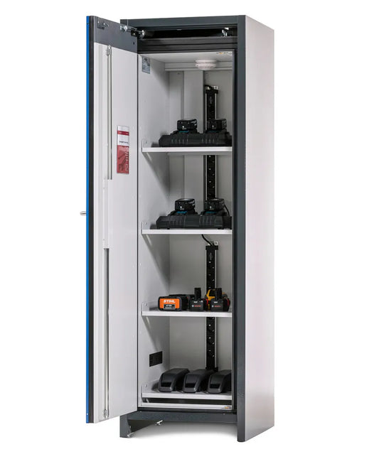 Denios Asecos SmartStore Core-Compact – Litiumakkujen paloturvakaappi 90 min