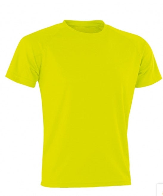 Priha Keltainen tai oranssi tekninen t-paita – Unisex