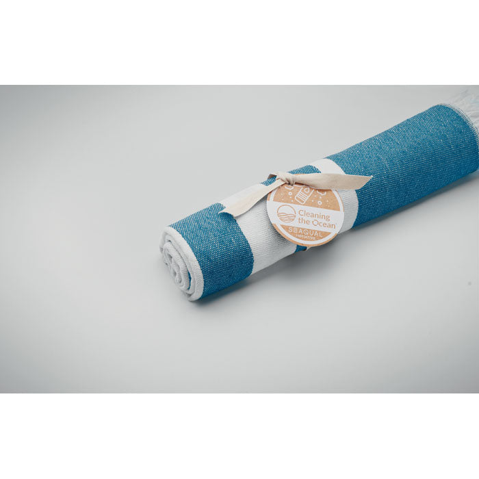 Kierrätetty hamam-pyyhe yrityksille – SEAQUAL® Wave 100x170 cm