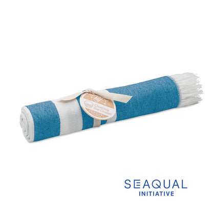 Kierrätetty hamam-pyyhe yrityksille – SEAQUAL® Wave 100x170 cm
