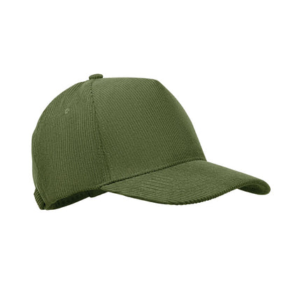 WALE 5-paneelinen baseball-lippis polyesterisamettia alk. 25kpl. 250€+alv. 1-väri brodeerauksella