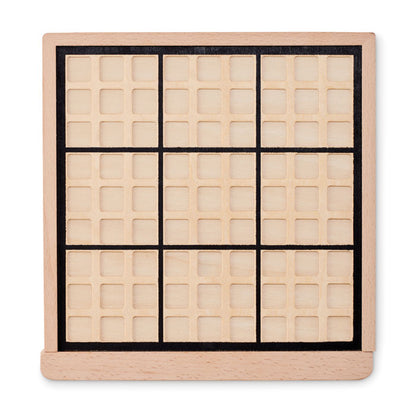 Klassinen ja kestävä Sudoku-pelitaulu puusta laserkaiverruksella! Esim. 5kpl.