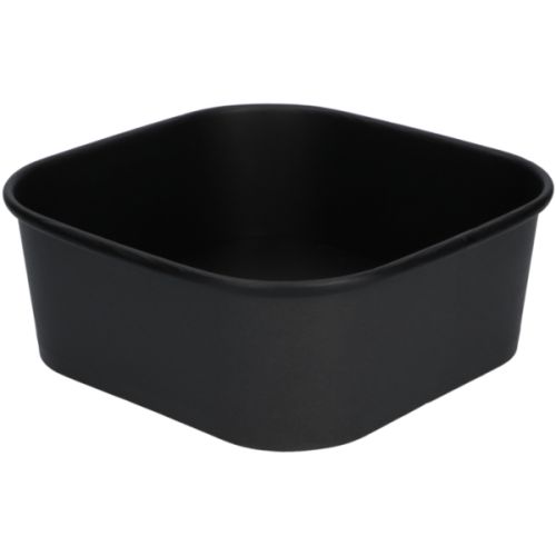 Ruoan kauniiseen esillepanoon ja ruoan kuljetukseen sopiva take-away-kartonkirasia.