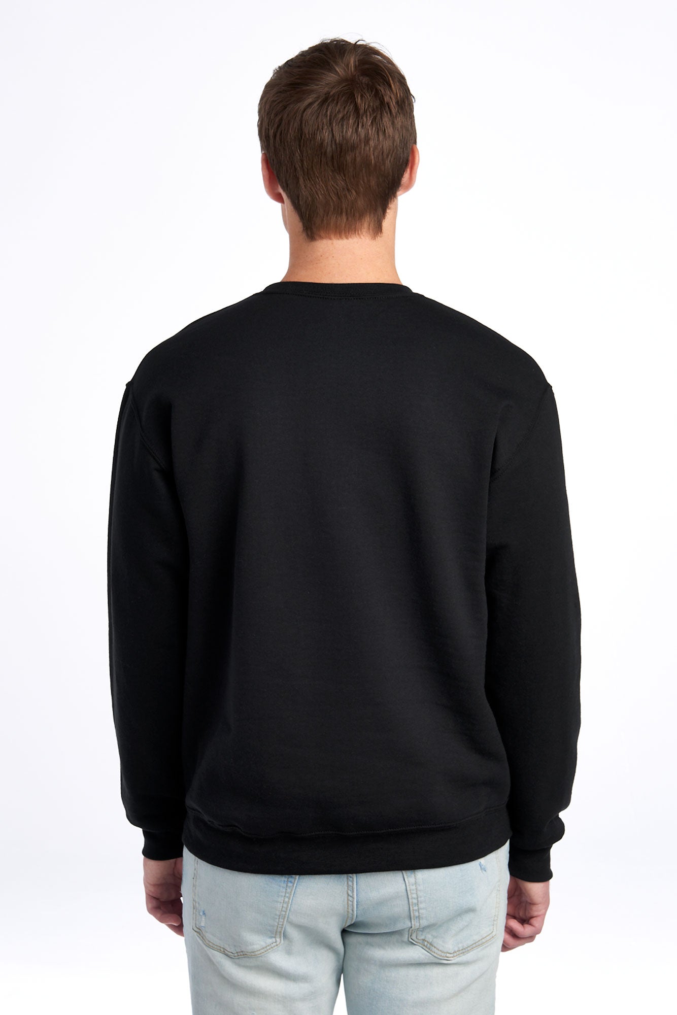 Jerzees NuBlend J562M unisex collegepaita 50% puuvilla-polyesteri.