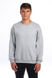 Jerzees NuBlend J562M unisex collegepaita 50% puuvilla-polyesteri.