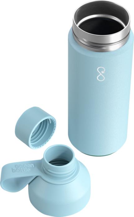 Ocean Bottle 500 ml vuotamaton korkki ja kantolenkki