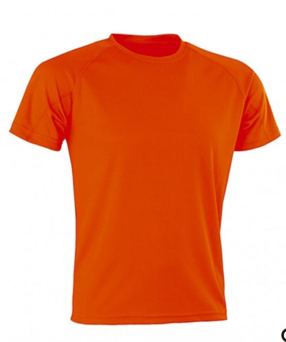 Priha Keltainen tai oranssi tekninen t-paita – Unisex