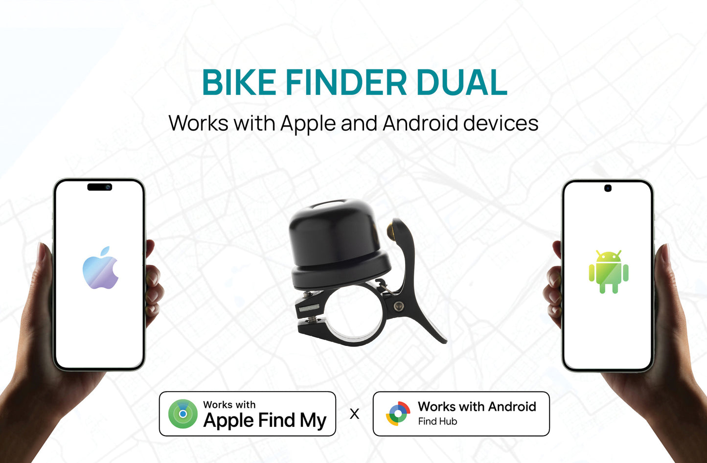 Bike Finder Dual RCS - Pyörän Kello Paikannuksella ja painatuksella