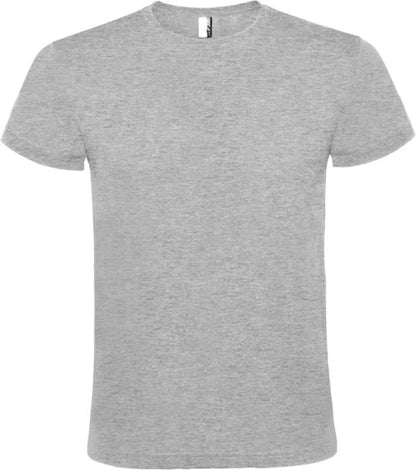 Roly Atomic lyhythihainen unisex-t-paita 150 g/m2. Esim. 25kpl. 750 cm2 DTF-painatuksella