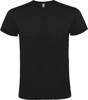 Roly Atomic lyhythihainen unisex-t-paita 150 g/m2. Esim. 25kpl. 750 cm2 DTF-painatuksella