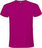 Roly Atomic lyhythihainen unisex-t-paita 150 g/m2. Esim. 25kpl. 750 cm2 DTF-painatuksella