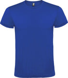 Roly Atomic lyhythihainen unisex-t-paita 150 g/m2. Esim. 25kpl. 750 cm2 DTF-painatuksella
