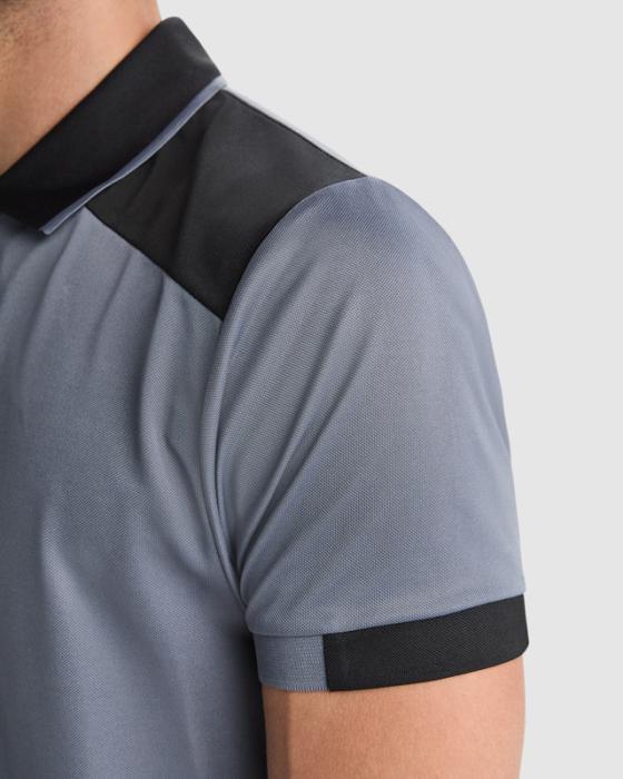 Roly WRK Samurai antibakteerinen lyhythihainen unisex-pikeepaita omalla logolla