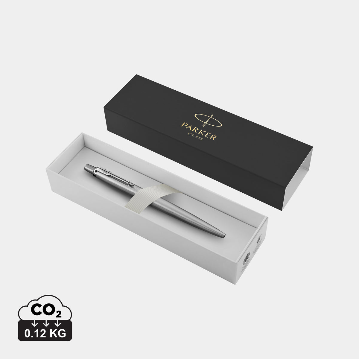 Parker JOTTER ORIGINAL STEEL -kynä. laserkaiverruksella alk. 10kpl.